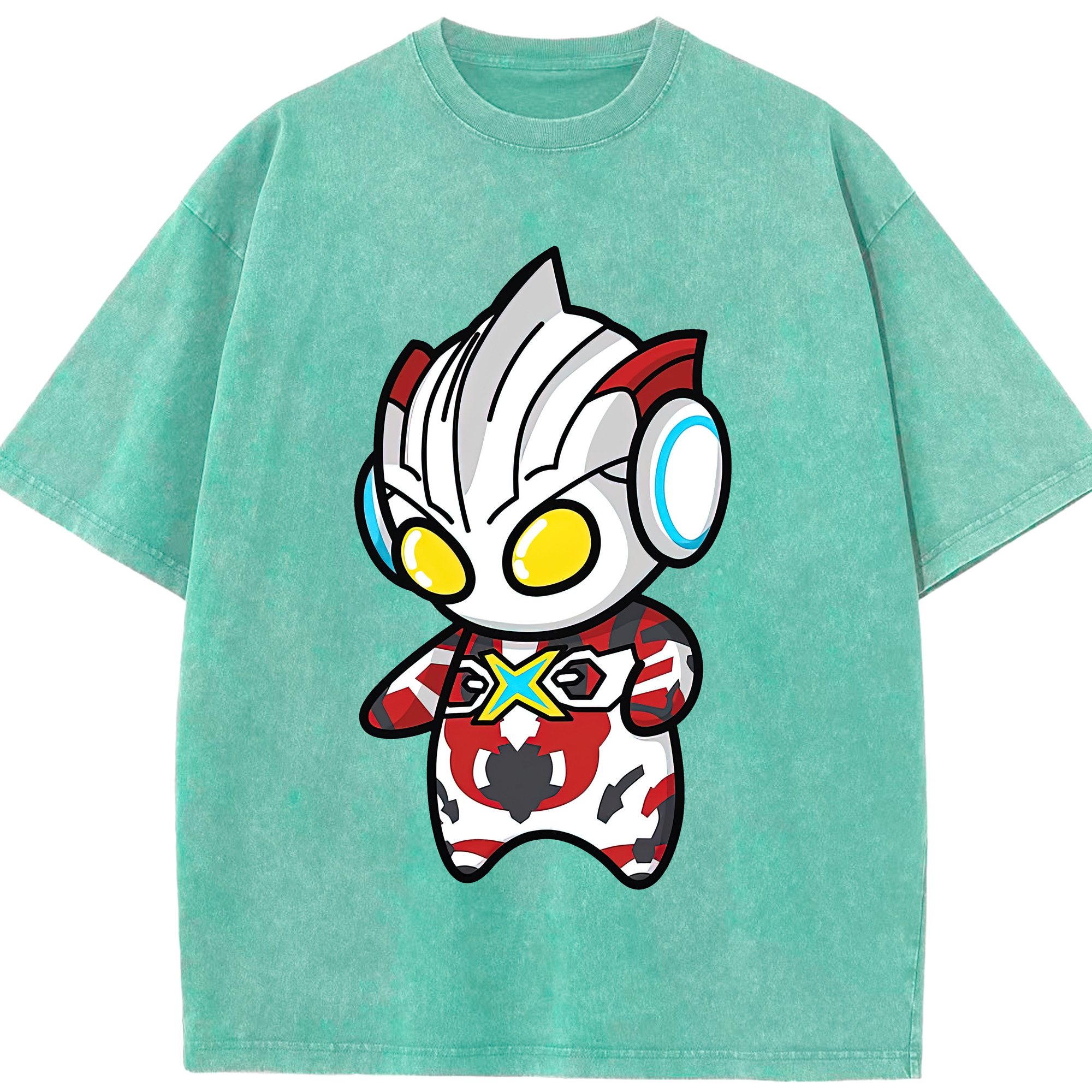 （画像用） ウルトラマン Ultraman 綿100% ヴィンテージ風 半袖Tシャツ（フロントプリント）